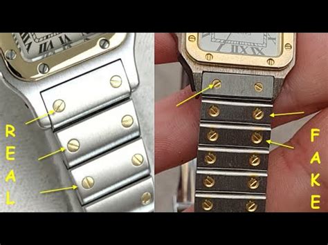 how to tell a fake cartier watch